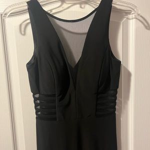 Black morgan and co midi dress. Size 1/2